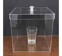 Organic Glass Box for Self Explosion Glass Magic Tricks Glass Breaking Magic Accessories Magician Stage Illusions Mentalism Gimmicks Props