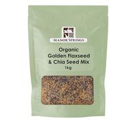 Organic Golden Flaxseed & Chia Seed Mix 1kg by Manor Springs Organic