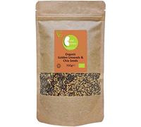 Organic Golden Linseeds & Chia Seeds - by Busy Beans Organic (500g)