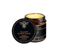 Organic Grass Fed Beef Tallow Balm With Raw Honey, Moisturising Cream For Soft, Grass-Fed Beef Tallow for Skin Care, Natural Moisturizer for Soft, Smooth, Radiant Skin, Glowing, Nourished Skin (1)
