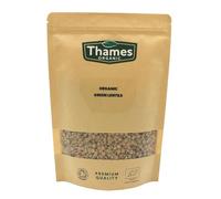 Organic Green Lentils - Raw, Vegan, High Fibre, High Protein, Certified Organic, GMO-Free, No Additives, No Preservatives - Perfect for Meal Prep - Thames Organic 500g