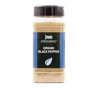 Organic Ground Black Pepper Ground | 280g | Certified Organic Ground Black Pepper Powder
