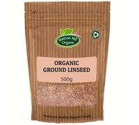 Organic Ground Linseed 500g by Hatton Hill Organic | Brown, Flaxseed, Nutty, Milled, Smoothies, Baked Goods & Cereals