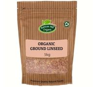 Organic Ground Linseed 5kg by Hatton Hill Organic | Brown, Flaxseed, Nutty, Milled, Smoothies, Baked Goods & Cereals