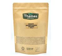 Organic Ground Linseed | Flaxseed Golden 500g-Certified Organic, Non-GMO, Vegan, No Additives, No Preservatives, Resealable Bag by Thames Organic Golden 500g