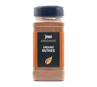 Organic Ground Nutmeg | 275g | Organic Nutmeg Powder by Green Cuisine - Perfect for Christmas/Seasonal recipes.