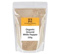 Organic Ground White Pepper 250g by Manor Springs Organic