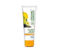 Organic Harvest Sunscreen SPF 60 For All Skin Type | For Women & Men with Blue Light Technology, Protects From Harmful UVA & UVB Rays | 100% American Certified Organic, Sulphate & Paraben Free - 100gm
