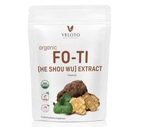 Organic He Shou Wu Powder, Fo Ti Extracts, Nutrient & Antioxidants Dense Tonic Herb, Supplement to Support Energy, Mood, Immune Support, All Natural Ingredients, Non-GMO, 170g/6 oz