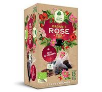 Organic Hebal tea Rose in pyramids - biodegradable - ecological farming product