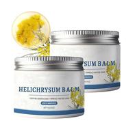 Organic Helichrysum Balm, Organic Helichrysum Cream, Natural Ingredients, Deep Moisturizing, Effectively Eliminate Leg Swelling, Suitable for All Skin Types (2pcs)