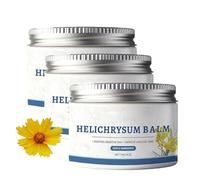 Organic Helichrysum Balm, Organic Helichrysum Cream, Natural Ingredients, Deep Moisturizing, Effectively Eliminate Leg Swelling, Suitable for All Skin Types (3pcs)