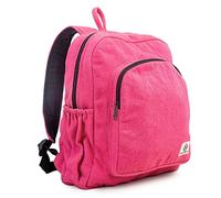 Organic Hemp Backpack Bag - Eco Friendly Durable Rustic Travel Hiking Friendly Lightweight Causal Bag by Freakmandu - Green, Pink, S, Boho Rustic Backpack