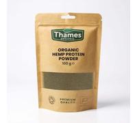 Organic Hemp Protein Powder 100g, Certified Organic, Non-GMO, Vegan, No Additives, No Preservatives, Resealable Bag by Thames Organic 100g