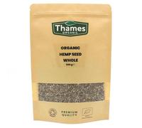 Organic Hemp Seeds - 500g of Nutritious & Flavorful Seeds - No Additives, No Preservatives - Raw, Vegan, Non-GMO - Great for Snacking, Baking, and Sprinkling - Thames Organic