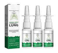 Organic Herbal Lung Cleanse & Repair Nasal Spray,2023 New Herbal Spray Cleansing Lung,Fast Acting Lung Cleanse & Detox,Lung Detox Herbal Cleanser Spray for Smokers Clear Nasal Congestion