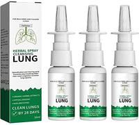 Organic Herbal Lung Cleanse & Repair Nasal Spray, Fast Acting Lung Cleanse & Detox,Relieve Nasal Congestion,Keep You Healthy (3pcs)