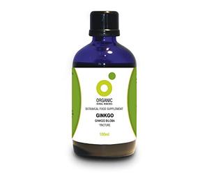 Organic Herbal Remedies 100ml Ginkgo Biloba Tincture