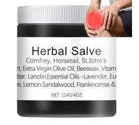 Organic Herbal Salve - Confrey Cream for Body Care- Natural Jo-int Care Herbals Salve - Herbal Massage Cream, Natural Pa-in Re-LIEF Cream for Jo-int & Muscle, Shoulder, Knee, Back