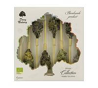 Organic Herbal Tea Sticks Collection / Gift Set / Flowers Leaf / Handmade / Bio Product / Natural / Premium Quality