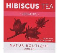 Organic Hibiscus Tea 20 Sachet by Natur Boutique