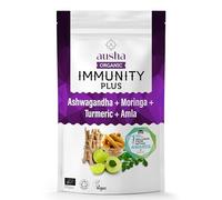 Organic Immunity Plus Superfood Powder 200g - Gold Badge Winner in Wellness from Within Award 2024 for Best Immunity Product - Blend of Ashwagandha + Moringa+ Turmeric + Amla - 4 Superfoods