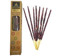 Organic Incense Ritual 7 Chakras Aroma Artisan Incense - Box with 8 Incense Sticks - 1 Hour Duration - HOSTENATURA