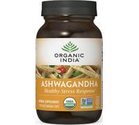 Organic India Ashwagandha Root Ayurvedic Herbal Supplement, 90 Capsules