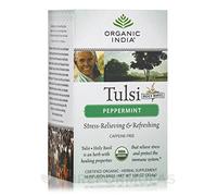 Organic India Organic Tulsi Tea - Peppermint - 18 Tea Bags - Case Of 10