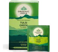 Organic India Tulsi Green Tea, 18 Individually Wrapped Tea Bags