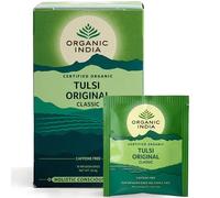 Organic India Tulsi Original Tea - Organic Holy Basil Infusion - Soothing Herbal Blend, with Rich Earthy Flavour - Caffeine-Free for Calm - 18 Individually Wrapped Tea Bags