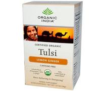 Organic India Tulsi Tea Lemon Ginger - 18 Tea Bags
