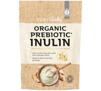Organic Inulin Powder - 250g Prebiotic Fibre for Gut Health, Natural High Strength Fibre Supplement by Inner Vitality
