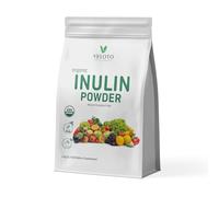Organic Inulin Powder, Soluble FOS Inulin, Fiber Prebiotic Intestinal Support, Enhances Calcium Absorption, Vegan Friendly, Non GMO, Natural Fibers for Smoothie & Drinks, 2.2 lbs/1 kg