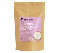 Organic Inulin Prebiotic Fibre Powder - 250g, by Yin & Yang Superfoods. Agave Inulin, Vegan, GMO and Palm Oil Free.