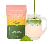 Organic Japanese 100% Matcha Green Tea Powder - Latte-Grade from Uji - 100g Makes 100 Cups of Rich, Full-Bodied Matcha - Smooth Energy Boost Enjoy Hot Or Cold