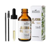 Organic Jojoba Oil for Skin Care, Natural Massage Oil for Hair and Body, Cold Pressed Hexane Free Oil for Cosmetics, Organic Jojoba Oil for Dry Skin Treatment, Intensive Body Care Oil for Hair Hydrati