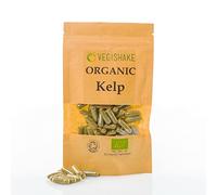Organic Kelp HPMC Capsules 1100mg High Grade Vitamins A, B1, B2, C, D and E Vegan Halal Kosher (60 Capsules)