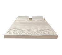 Organic Latex Mattress Pad, 3 Inch Natural Rubber Topper, Firm & Bouncy Support, Honeycomb Pore Ventilation, Hypoallergenic for Bedroom,160×160cm(63×63inch)