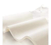 Organic Latex Mattress Topper - Breathable Latex Memory Foam with Removable Hood, Support for Home/Hotel,