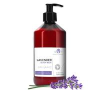 Organic Lavender Moisturizing Body Lotion, 8.8 fl.oz 250 ml, BIO, Luxurious Body Milk, Soothing, Dry skin, Body Care, Lavender Essential oil, Aloe Vera