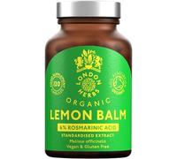 Organic Lemon Balm Extract | Standardised for 6% Rosmarinic Acid | 120 Vegan Lemon Balm Capsules (Melissa officinalis Leaf Extract) Made in The UK