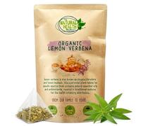 Organic Lemon Verbena Tea Bags (100 Plastic Free Tea Temples (2x50)) - Pure Lemon Verbena Herbal Tea - Caffeine Free Herbal Infusion - Biodegradable Bags
