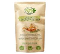 Organic Lemongrass Tea Bags - Herbal, Caffeine-Free, Single-Ingredient Egyptian Lemongrass - Plastic-Free Packaging - The Natural Health Market - 15 Biodegradable Tea Bags