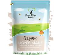 Organic Lions Mane Mushroom Powder, 100g by TheHealthyTree Company - Cognitive Function & Focus Support, Vegan, Non-GMO for Use in Lionsmane Complex Mushroom Coffee