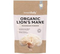 Organic Lions Mane Mushroom Powder, Brain Support & Focus High Strength Full-Spectrum Supplement for Mental Performance - 100g by Inner Vitality