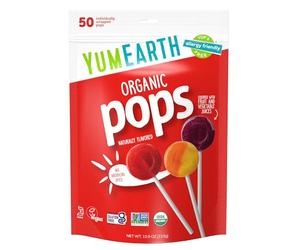 Organic Lollipop Assorted Bag - 12.3 oz,(YummyEarth)