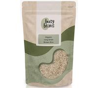 Organic Long Grain Brown Rice -Certified Organic- by Busy Beans Organic (1kg)