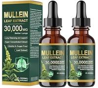 Organic Lung Cleansing Mullein Leaf Extract Drops,Mullein Drops for Lungs,Mullein Extract for Lungs,Natural Formula,for Men & Women (2)