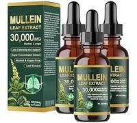 Organic Lung Cleansing Mullein Leaf Extract Drops,Mullein Drops for Lungs,Mullein Extract for Lungs,Natural Formula,for Men & Women (3)
